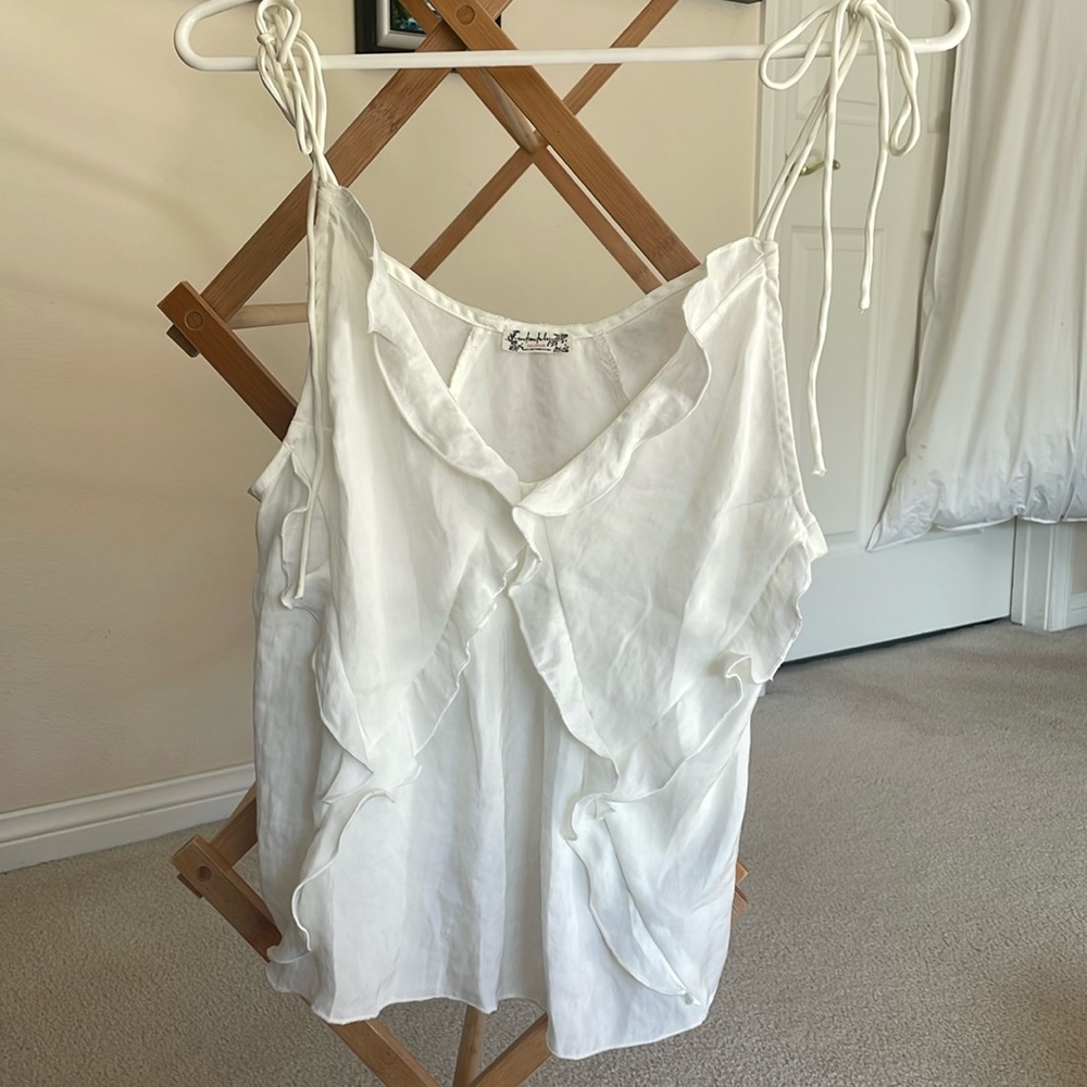 White tank top blouse